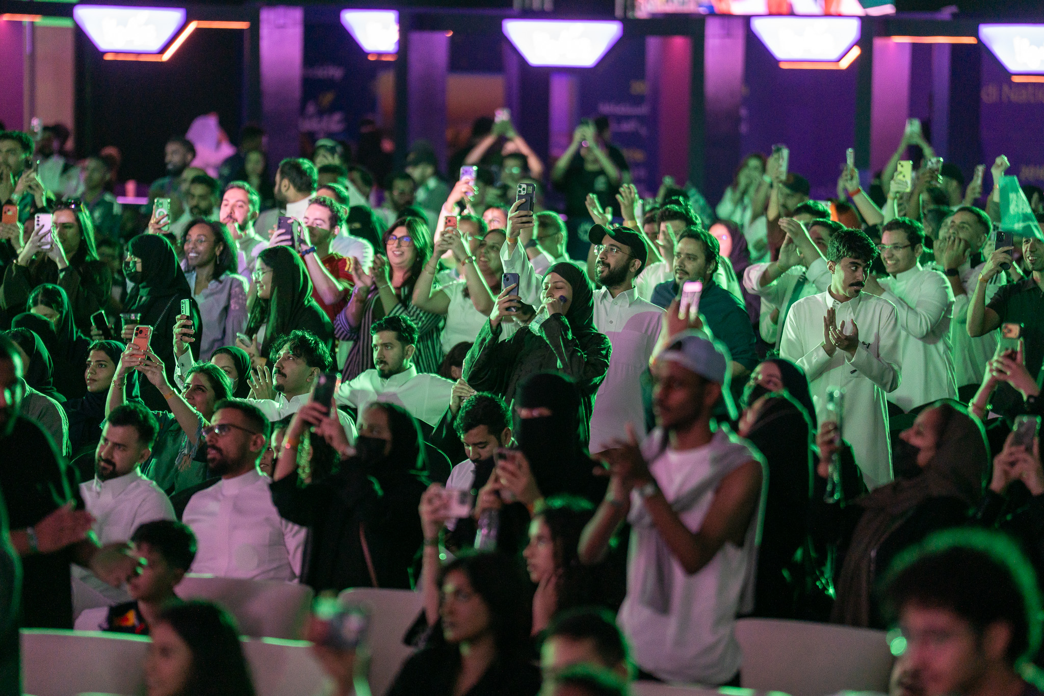 Eshha! fan zone experience at Boulevard City, Riyadh
